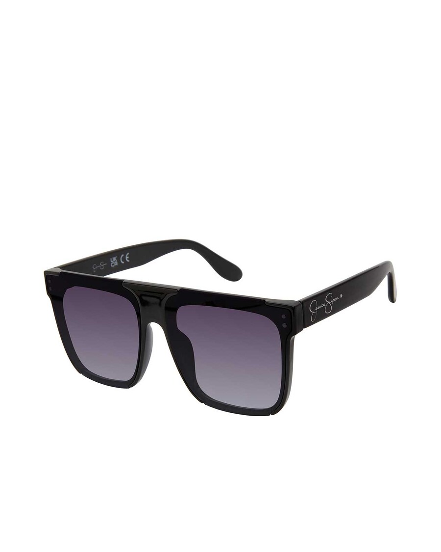 Jessica Simpson Oversized Square Sunglasses in Black