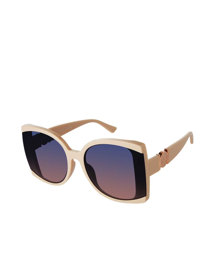 Jessica Simpson Square Sunglasses in Nude