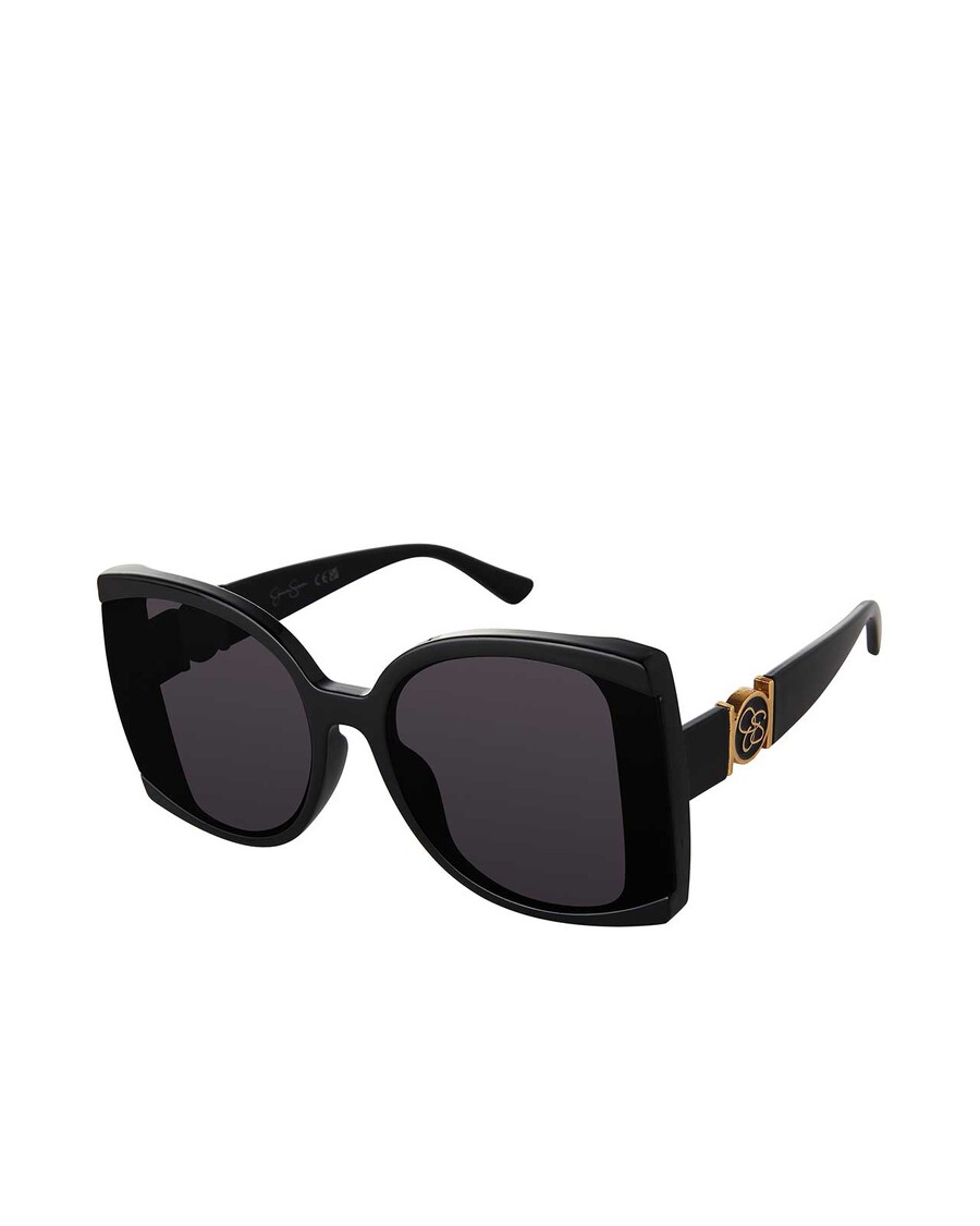 Jessica Simpson Square Sunglasses in Black