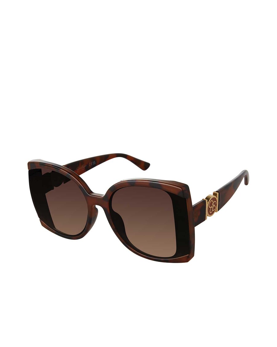 Jessica Simpson Square Sunglasses in Tortoise