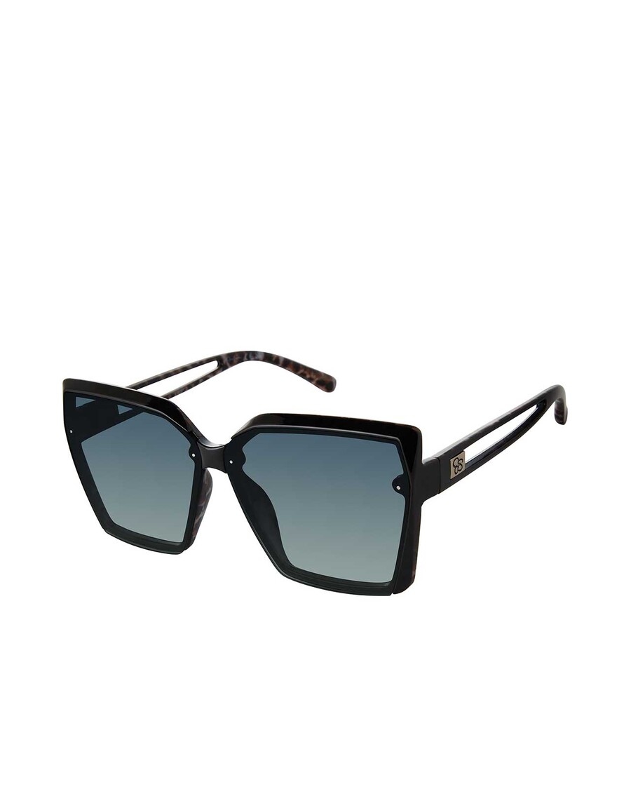 Jessica Simpson Cat Eye Sunglasses in Black and Leopard