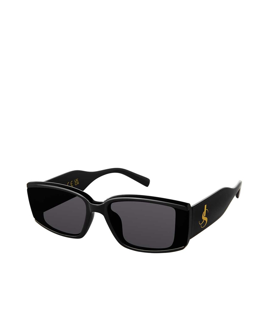 Jessica Simpson Modern Rectangular Sunglasses in Black