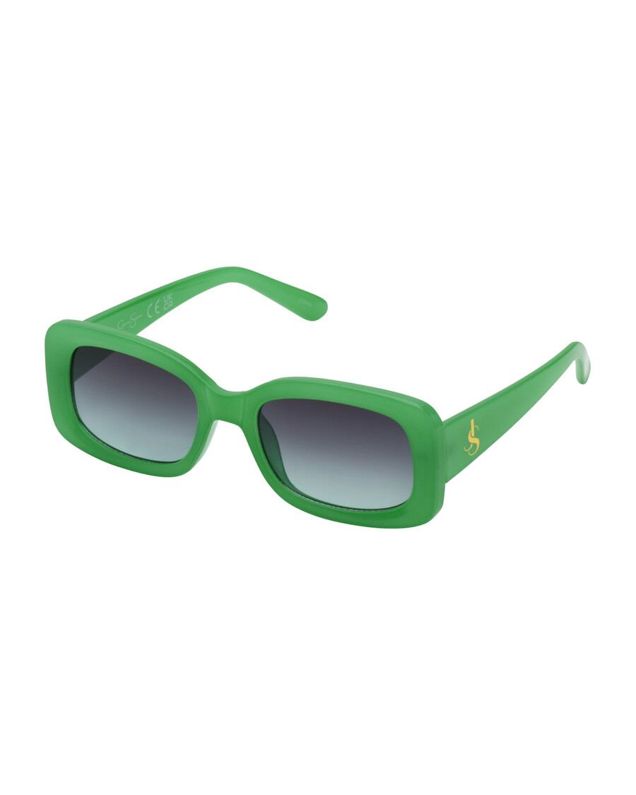 Jessica Simpson Retro Sunglasses in Green