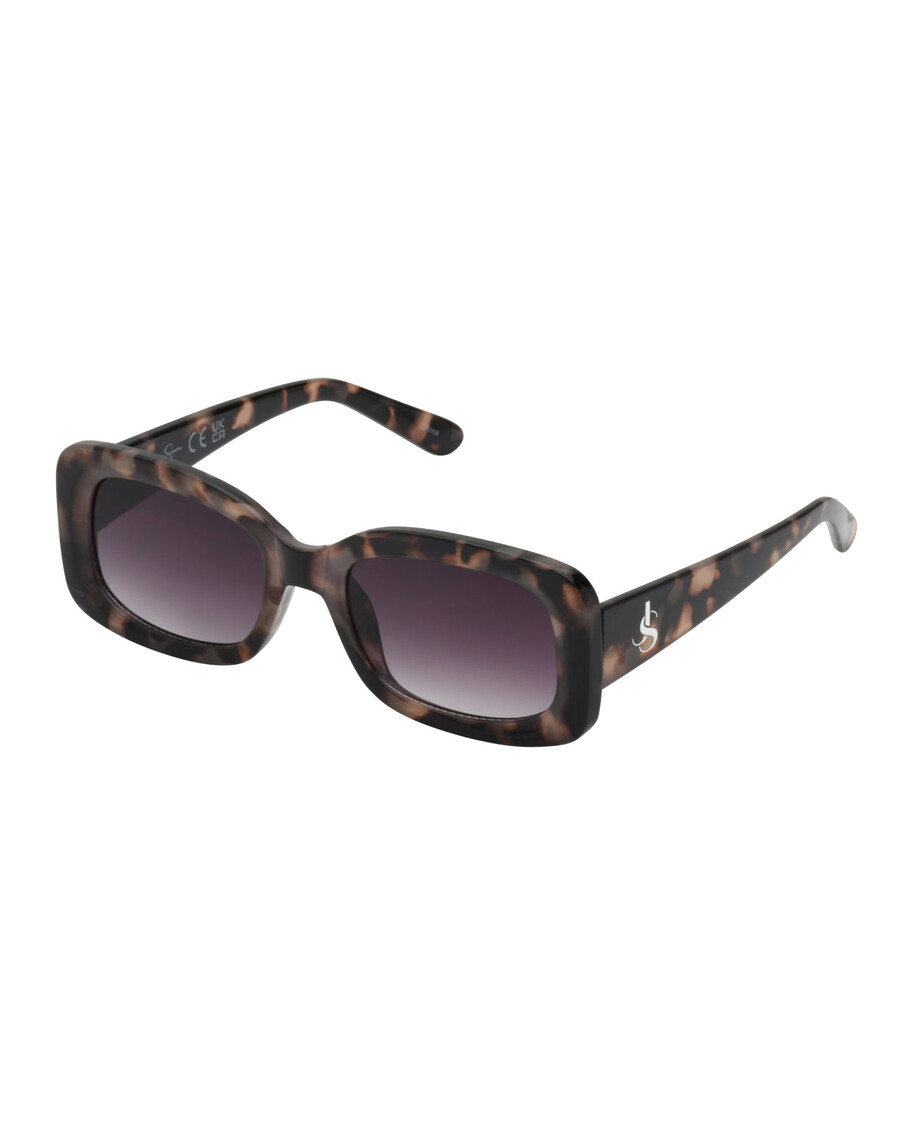 Jessica Simpson Retro Sunglasses in Oatmeal Tortoise