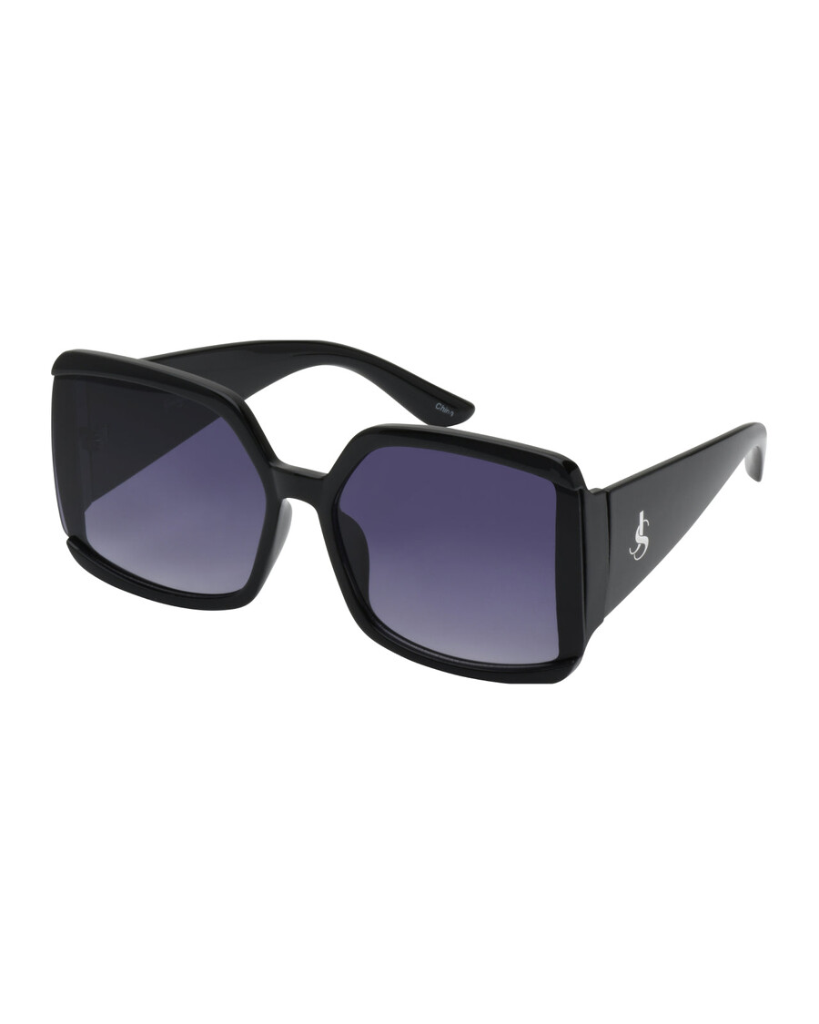 Jessica Simpson Stylish Square Sunglasses in Black