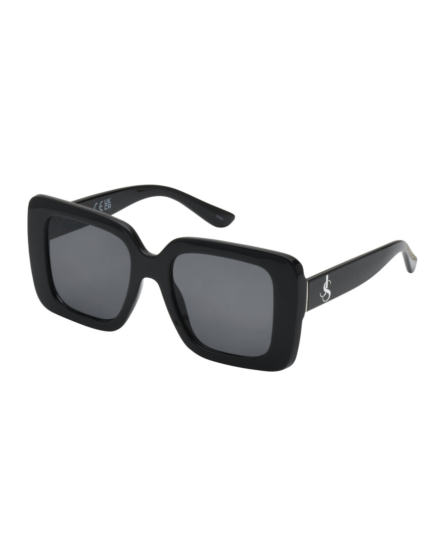 Jessica Simpson Fashionable Square Sunglasses in Black