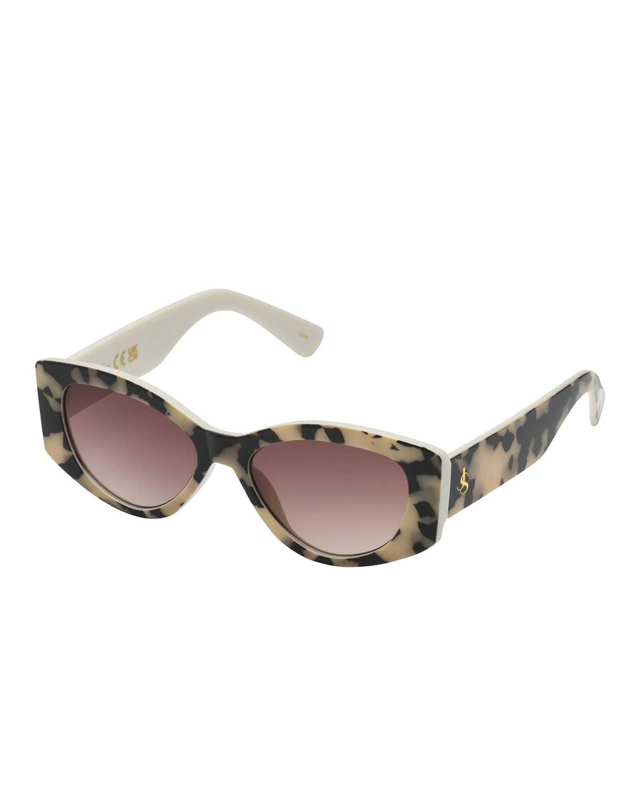 Jessica Simpson Slim Cat Eye Sunglasses in Animal Print