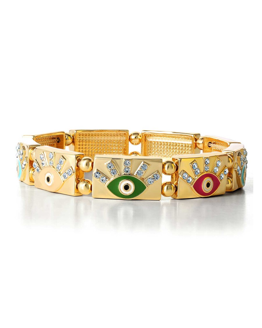 Jessica Simpson Evil Eye Stretch Bracelet