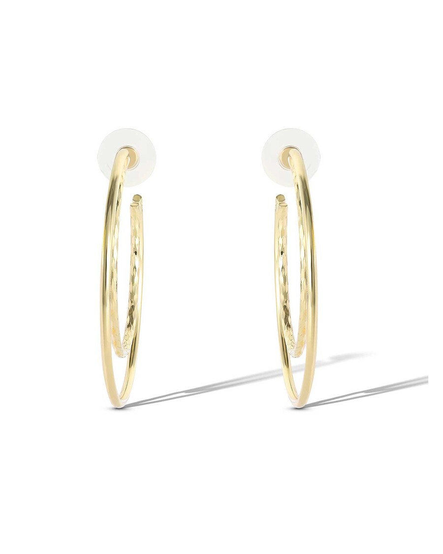 Jessica Simpson Double Hoop Earrings