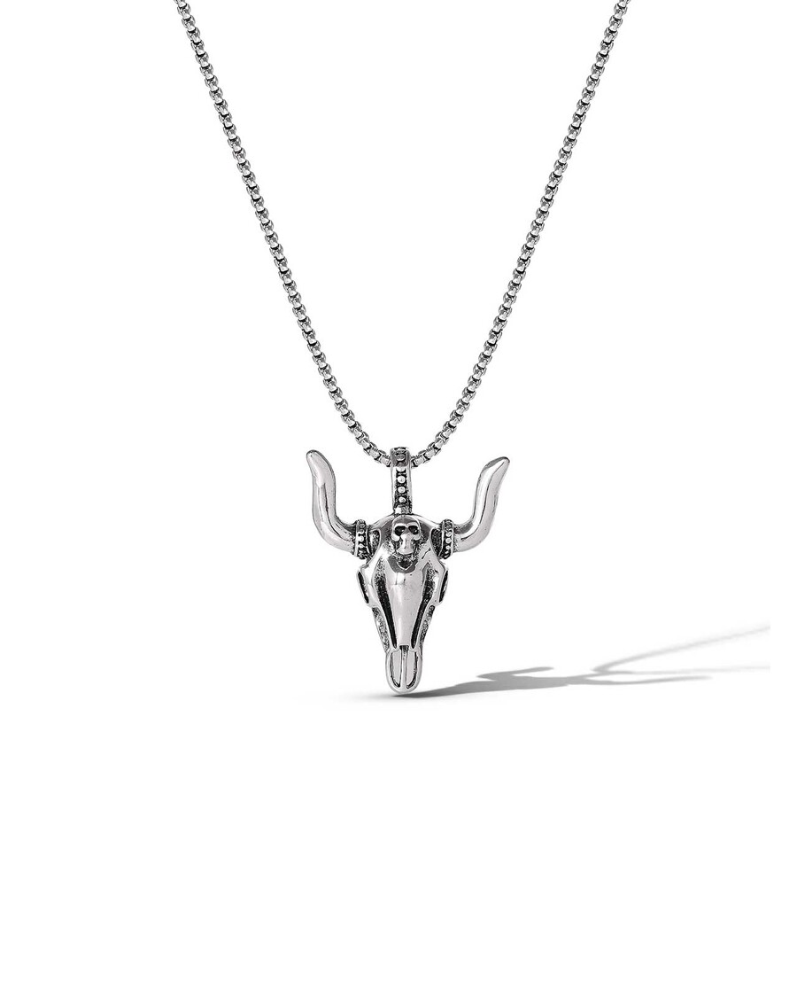 Jessica Simpson Bull Pendant Necklace