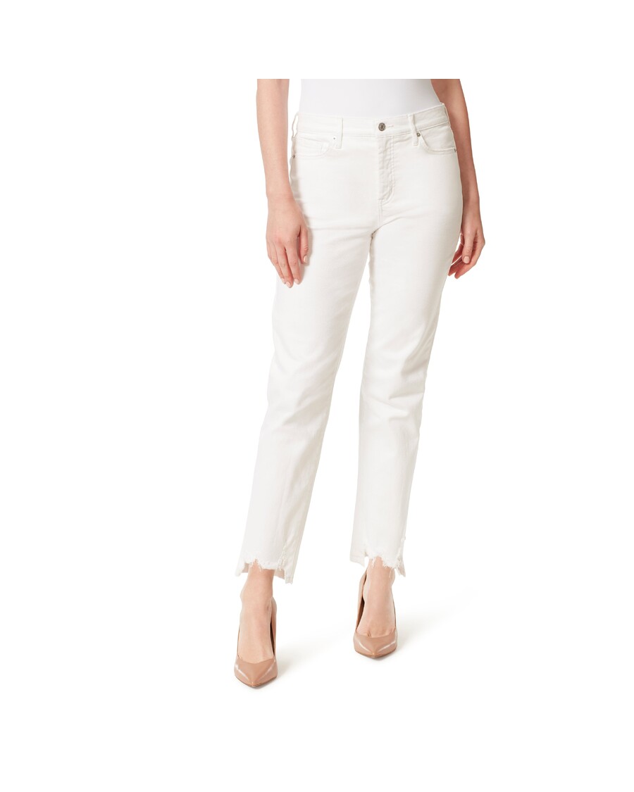 Jessica Simpson Spotlight High Rise Straight Jeans in White