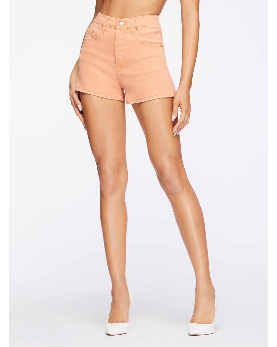 Jessica Simpson Infinite High Waist Short in Brandied Melon