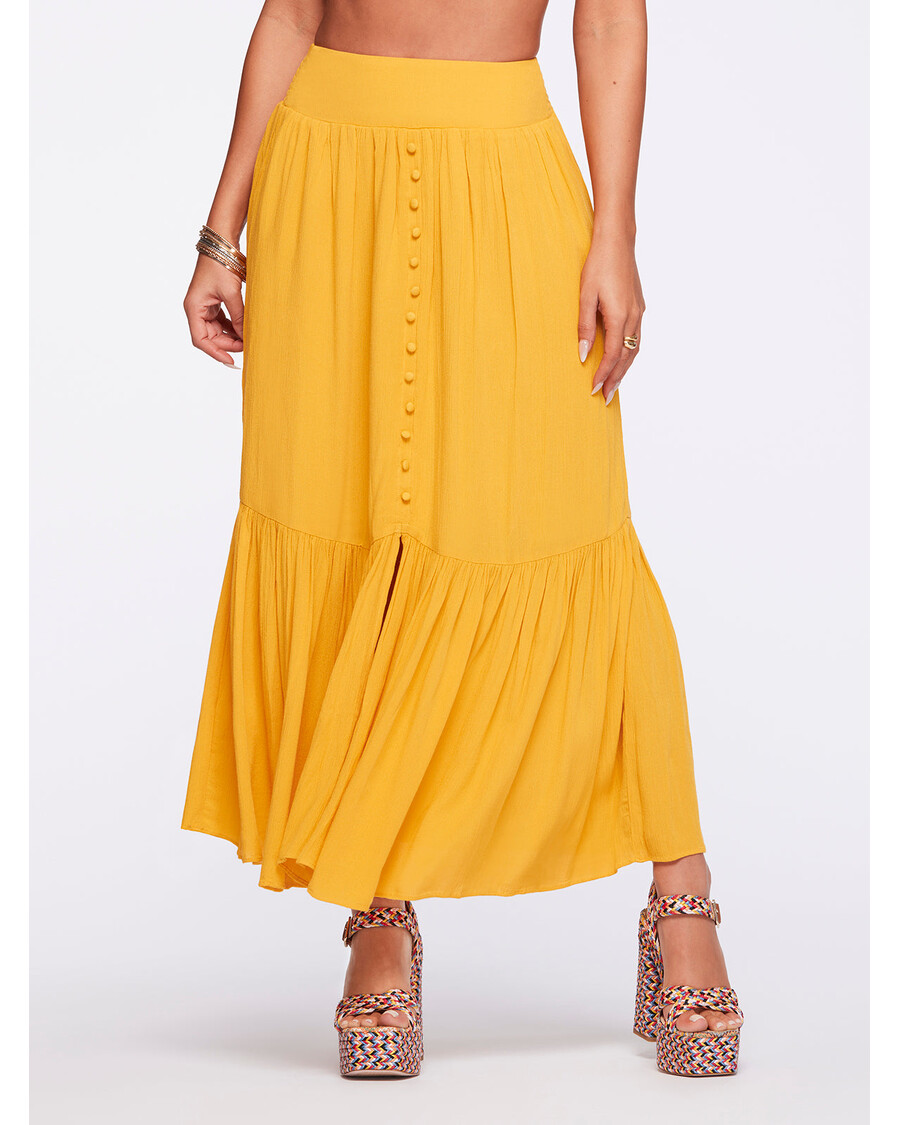 Jessica Simpson Kelsie Skirt in Golden Rod