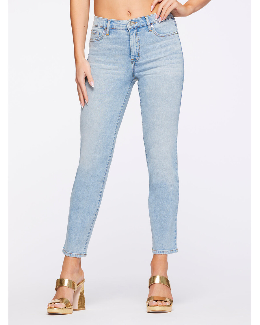 Jessica Simpson Spotlight High Rise Straight Jeans in Carry On