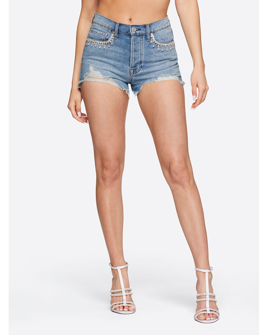 Jessica Simpson Hug Me High Rise Short in Essence