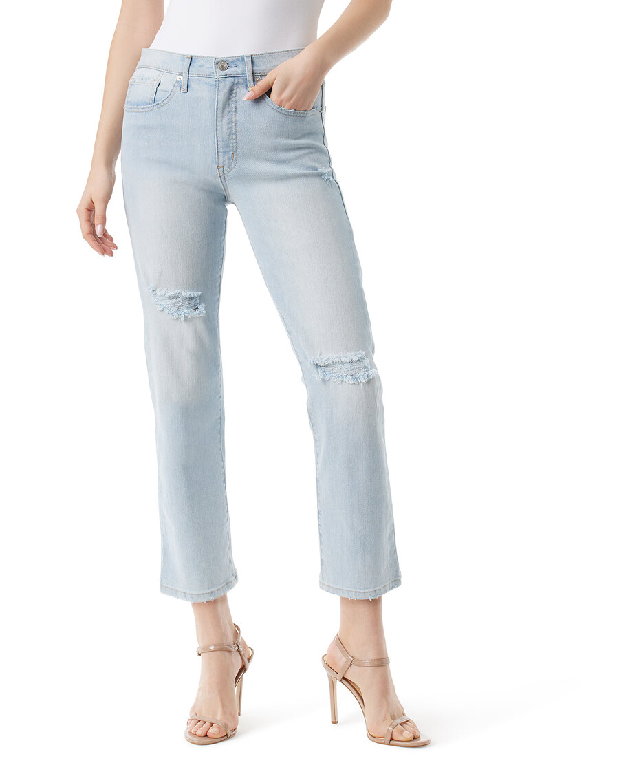 Jessica Simpson Harmony Straight High Rise Jean in Rejoice