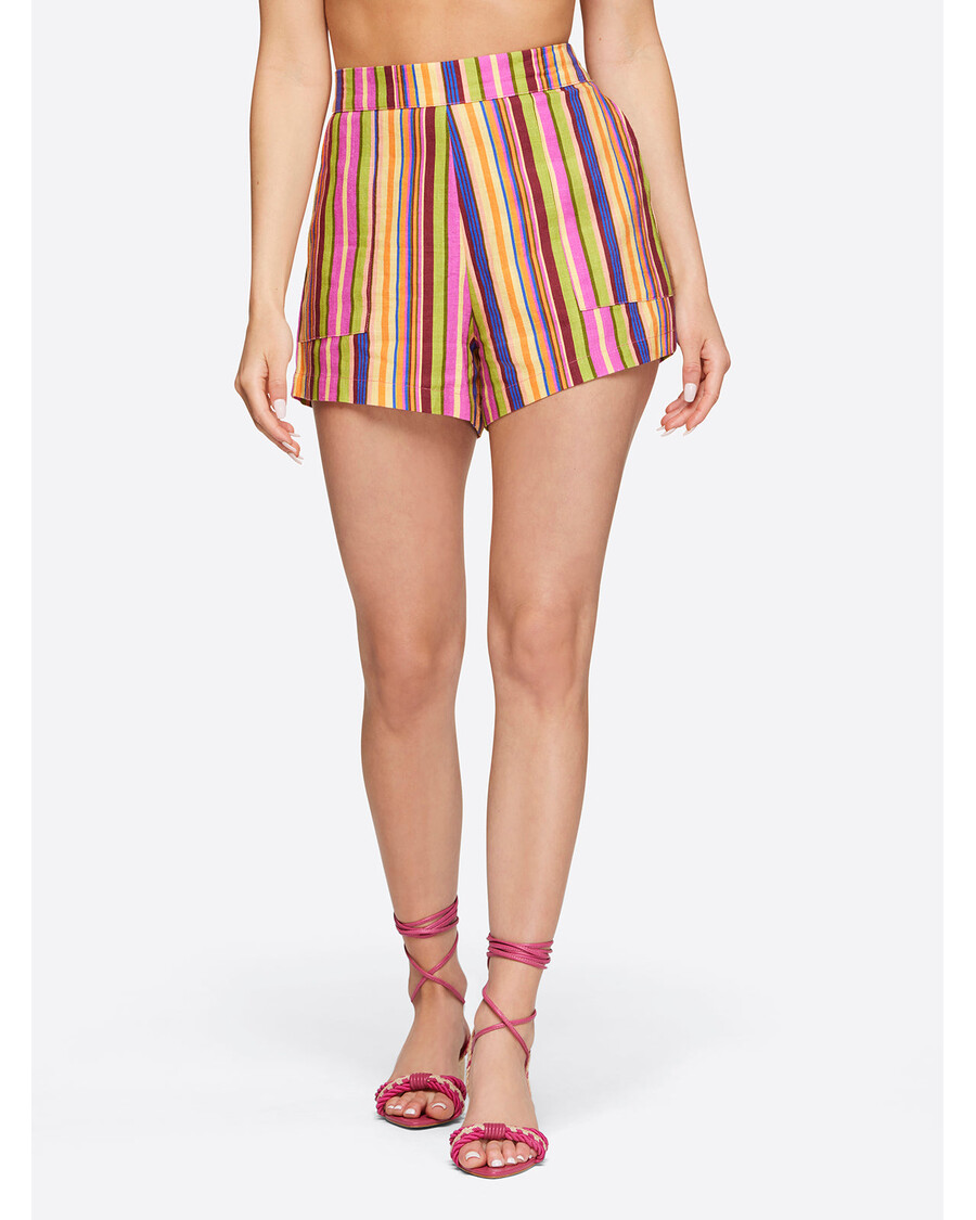 Jessica Simpson Eliana Short in Rainbow Stripe