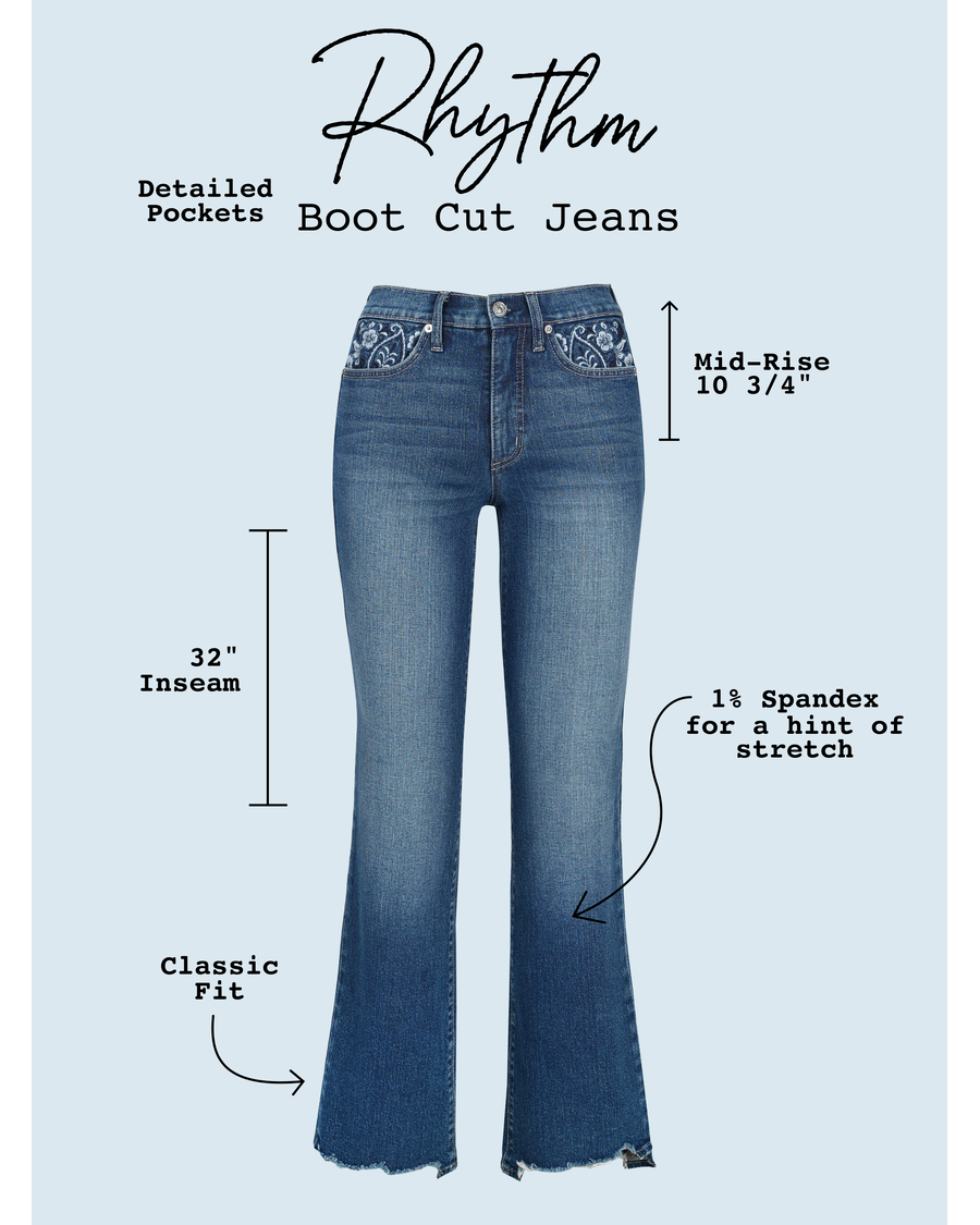 Jessica Simpson Rhythm Bootcut Jean in Foxy