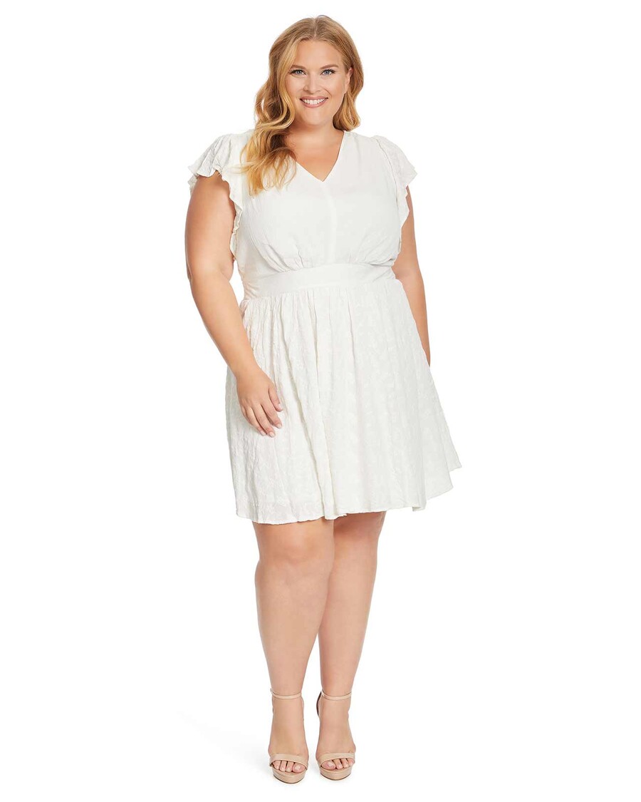 Jessica Simpson Courtney Dress in Gardenia