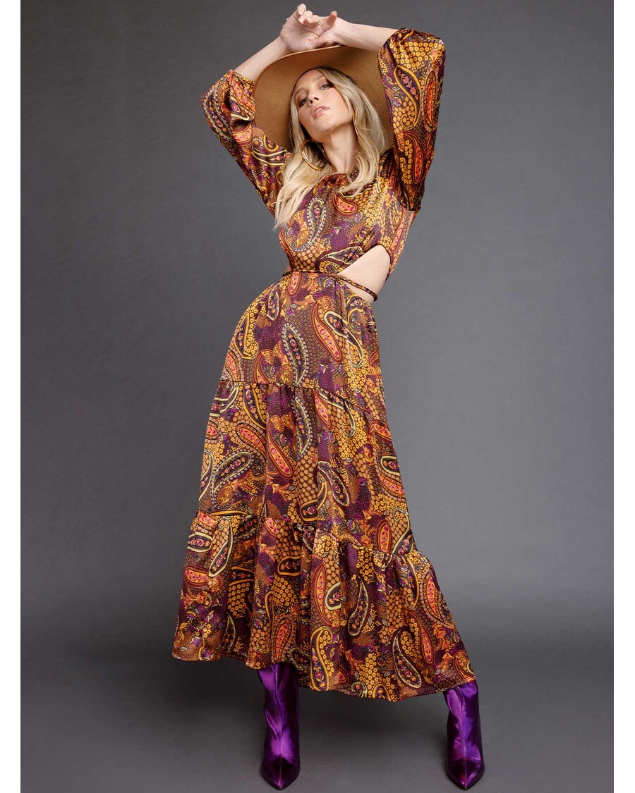 Jessica Simpson Kezia Dress in Paisley Confetti