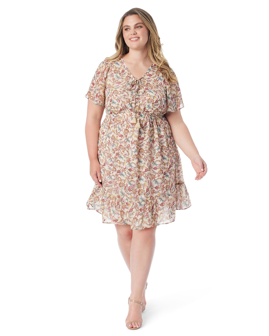 Jessica Simpson Regina Dress in Cartoon Florals