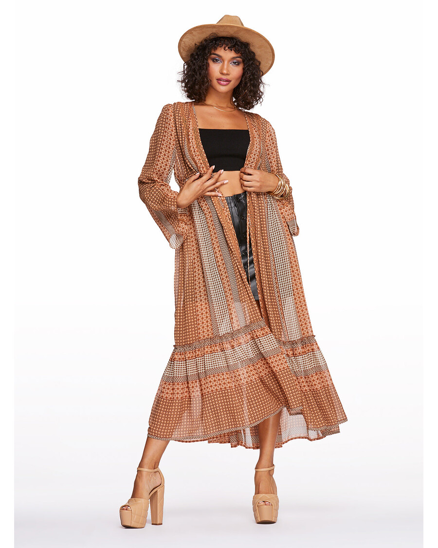 Jessica Simpson Marilyn Duster in Dew Stripe