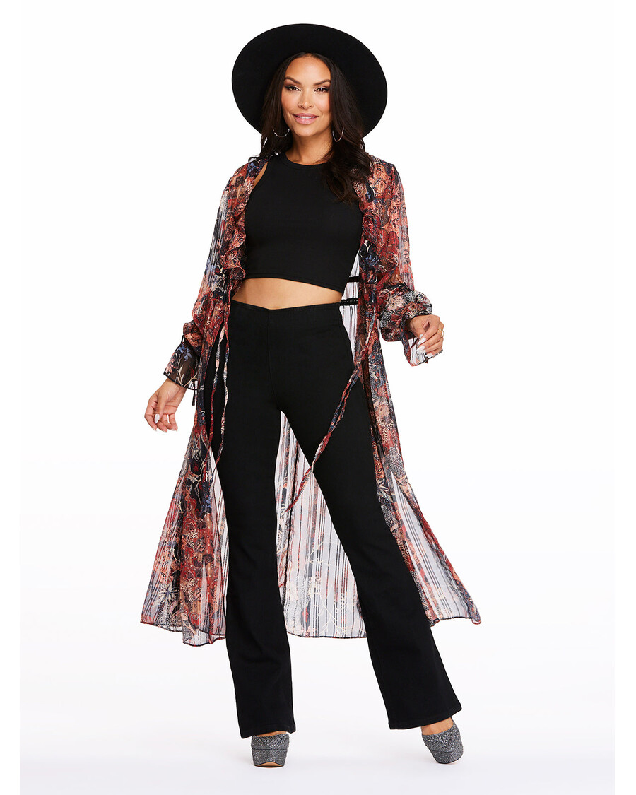 Jessica Simpson Gaia Duster in Autumn Memories