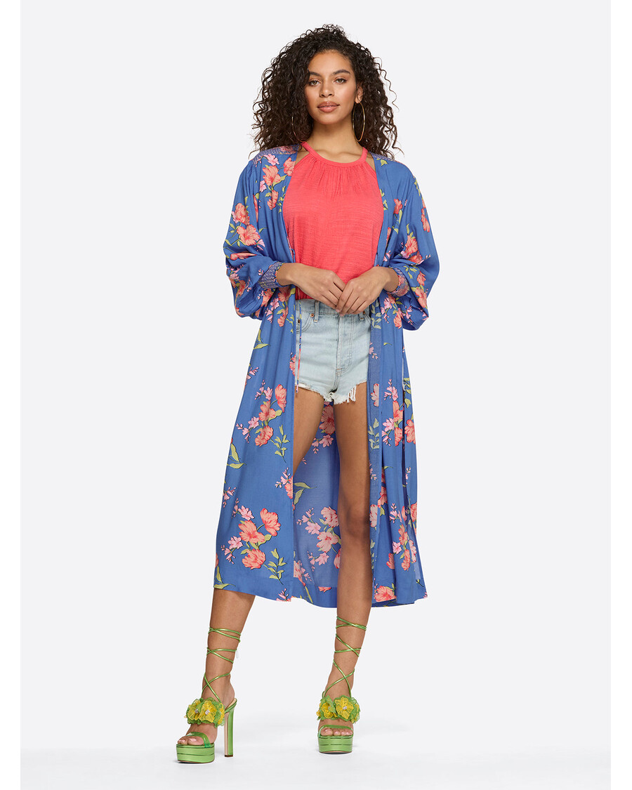 Jessica Simpson Amalia Kimono in Happy Floret