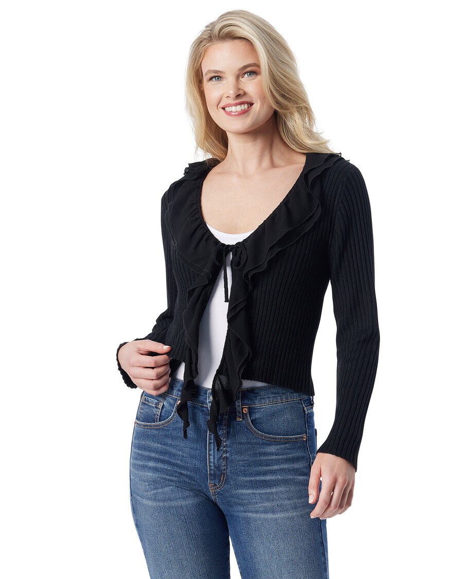 Jessica Simpson Aurier Cardi in Anthracite