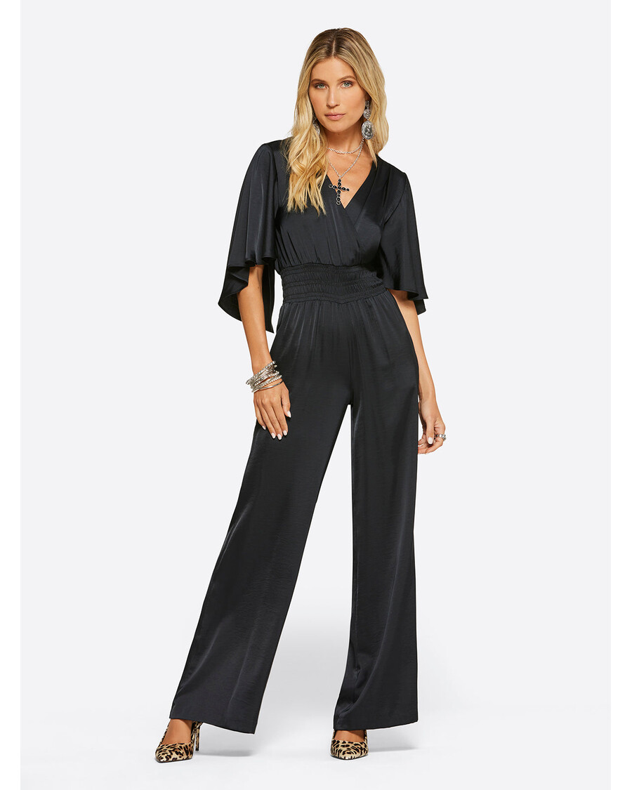 Jessica Simpson Aria Jumpsuit in Black