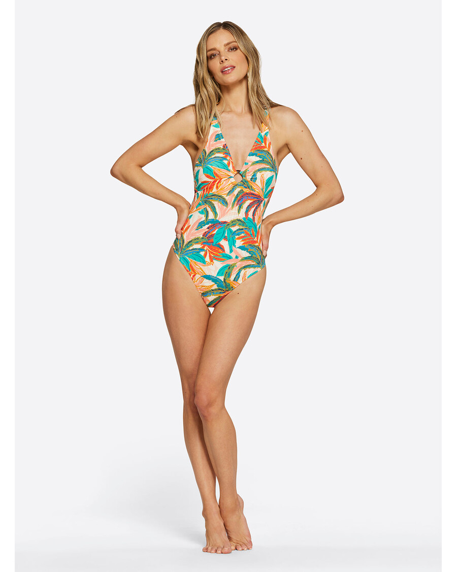 Jessica Simpson Rio Palma One Piece in Multi