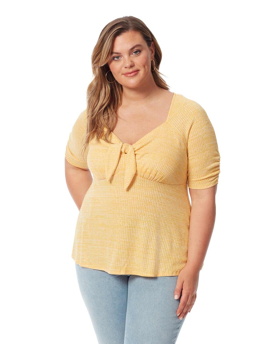 Jessica Simpson Lyndsey Top in Golden Rod