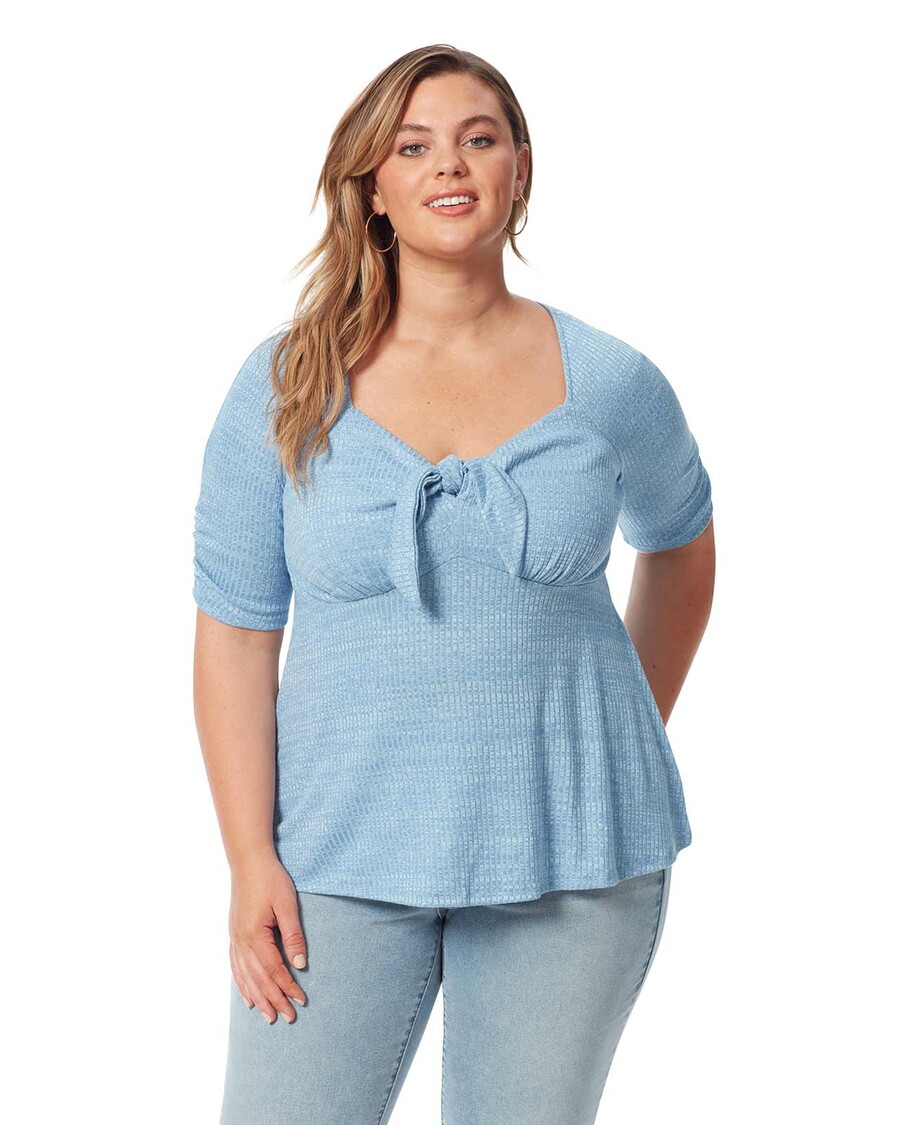 Jessica Simpson Lyndsey Top in Blue Yonder