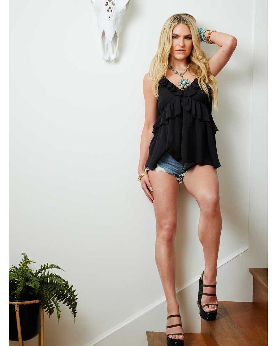 Jessica Simpson Zoey Cami in Black