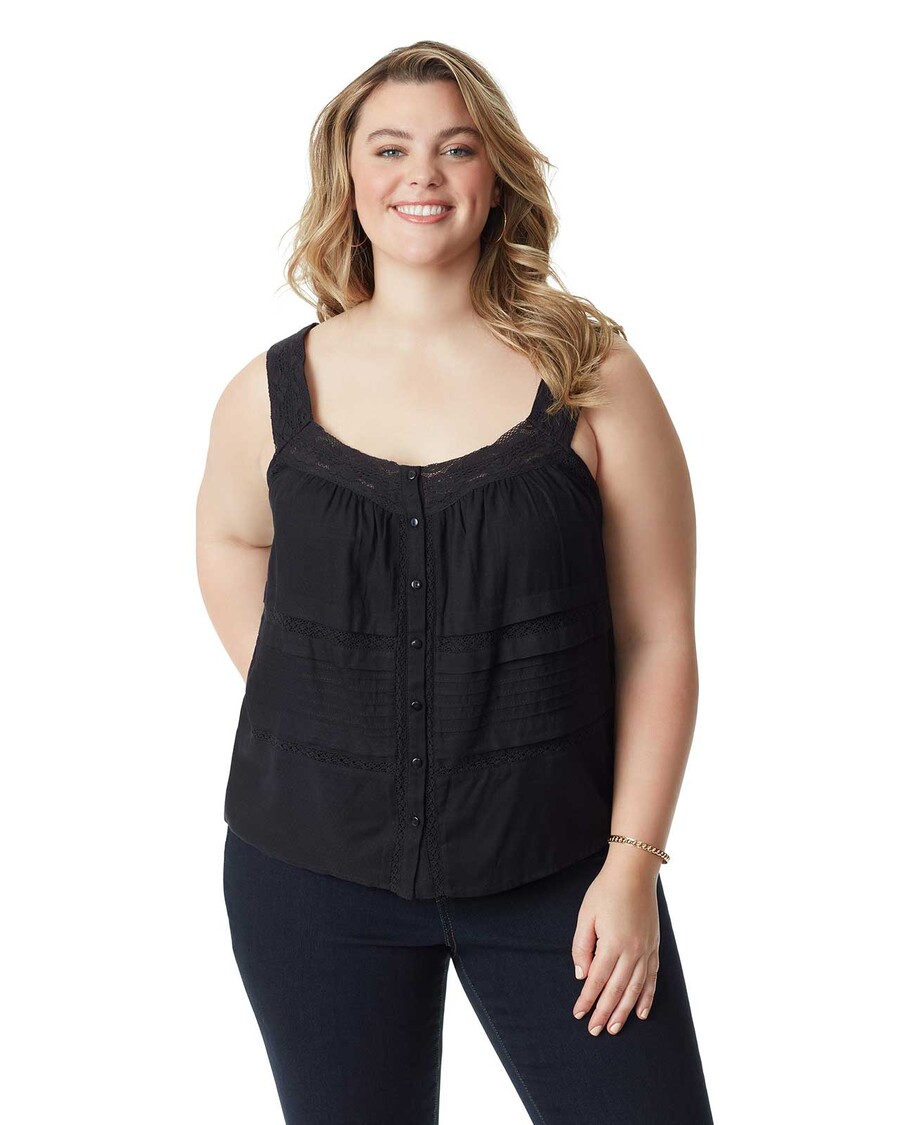 Jessica Simpson Julette Cami in Black