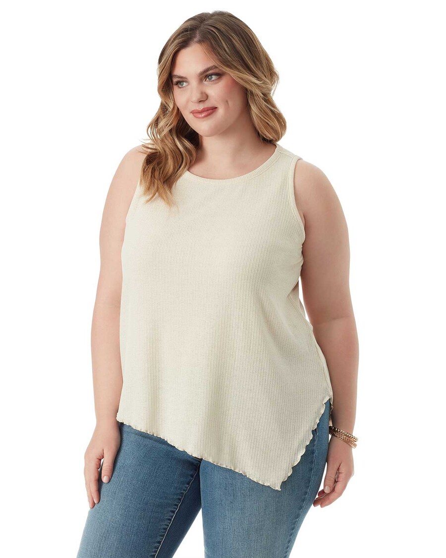 Jessica Simpson Winsome Tank in Parchment