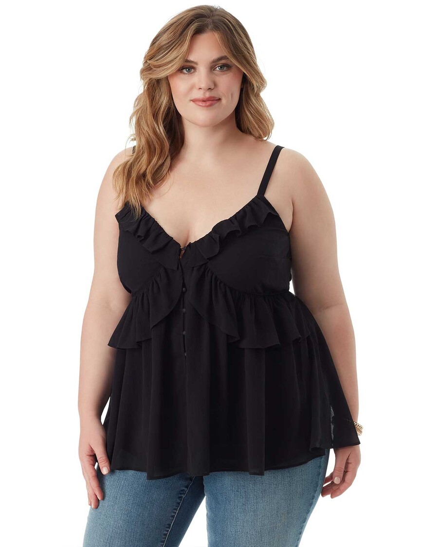 Jessica Simpson Lisabeth Cami in Black