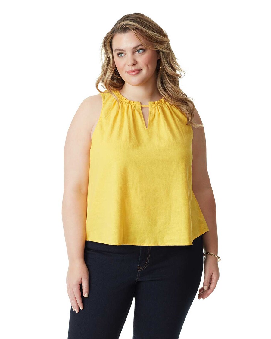 Jessica Simpson Dorris Tank in Solar Power