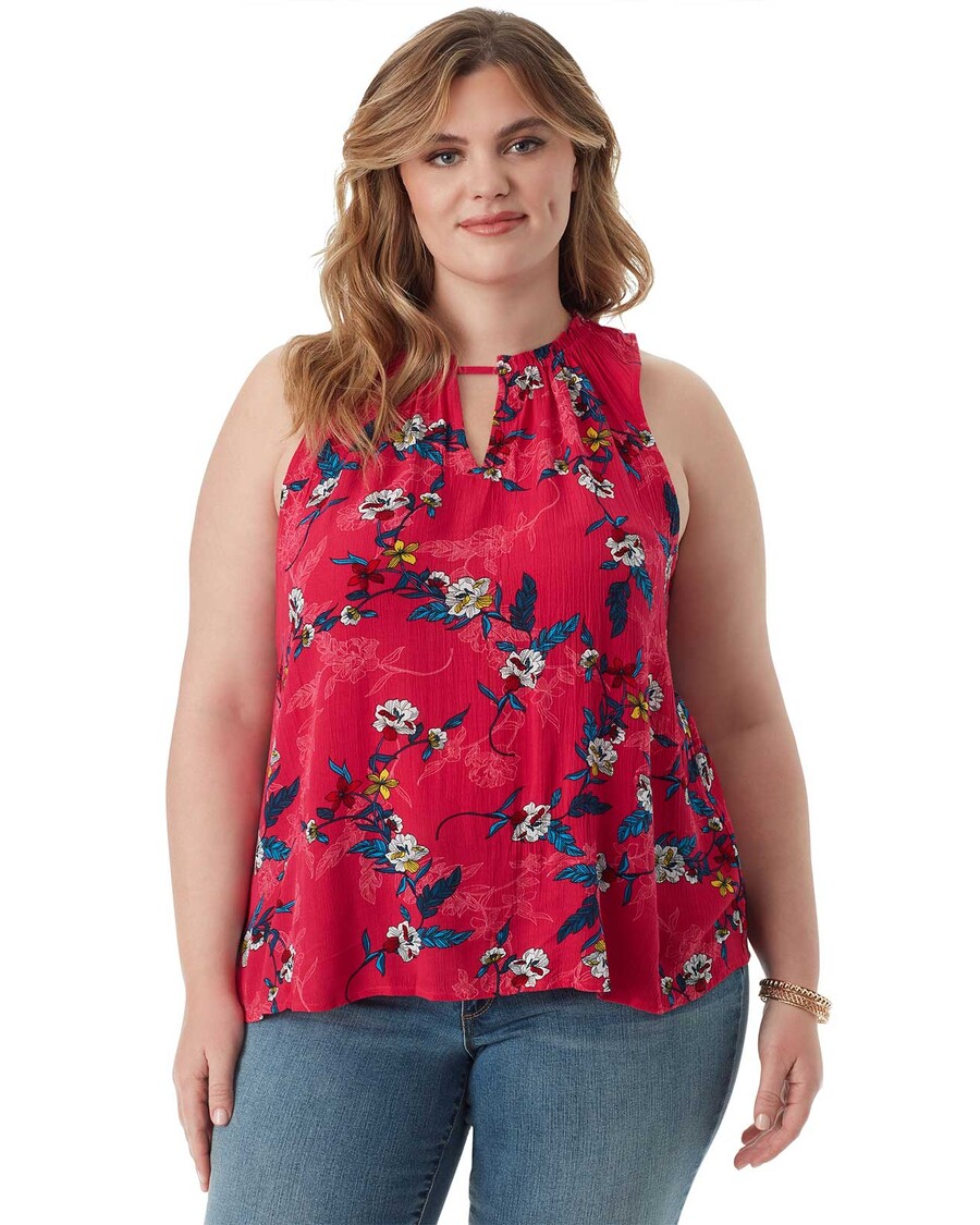 Jessica Simpson Dorris Tank in Flora Mimic