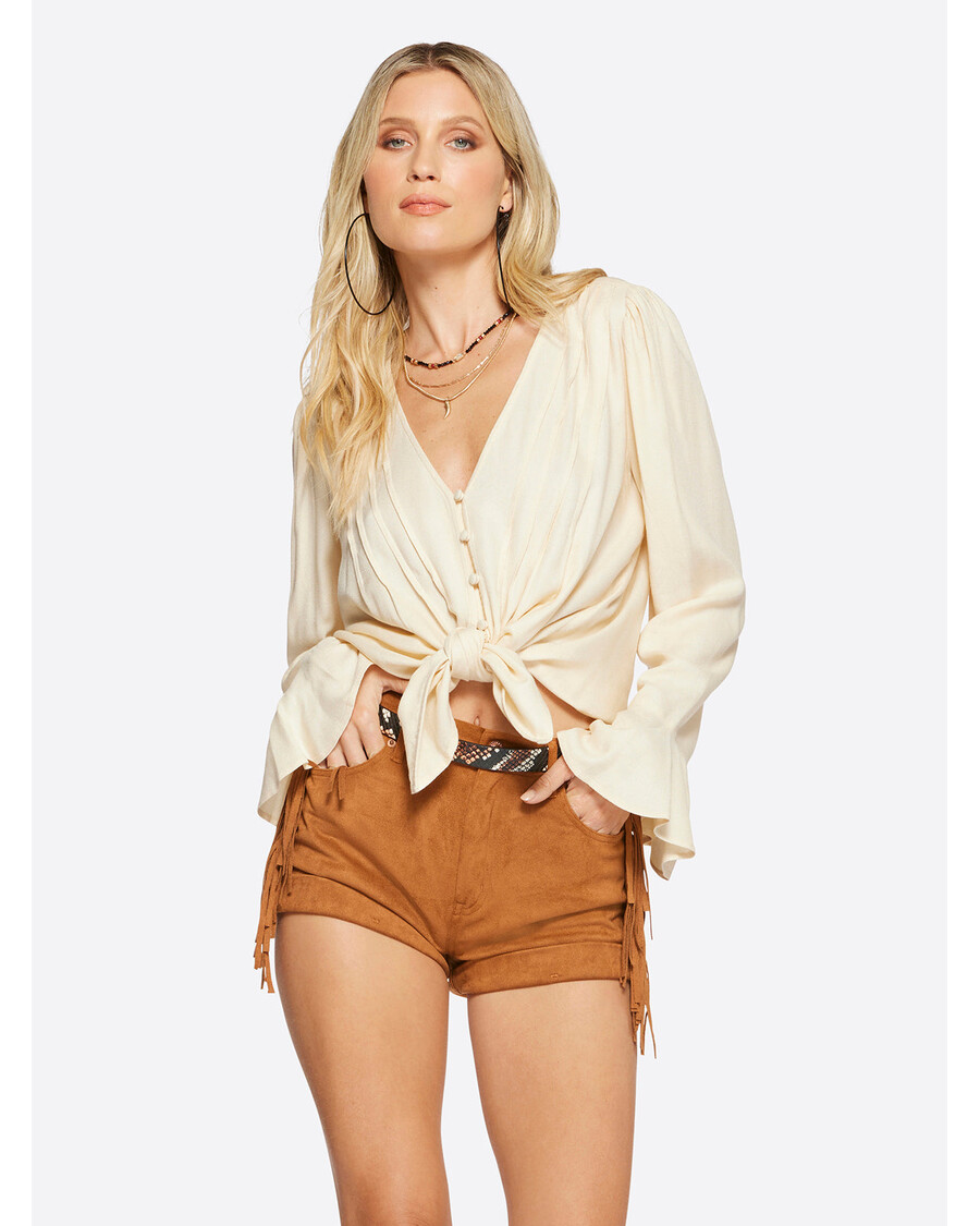 Jessica Simpson Cecily Top in Parchment