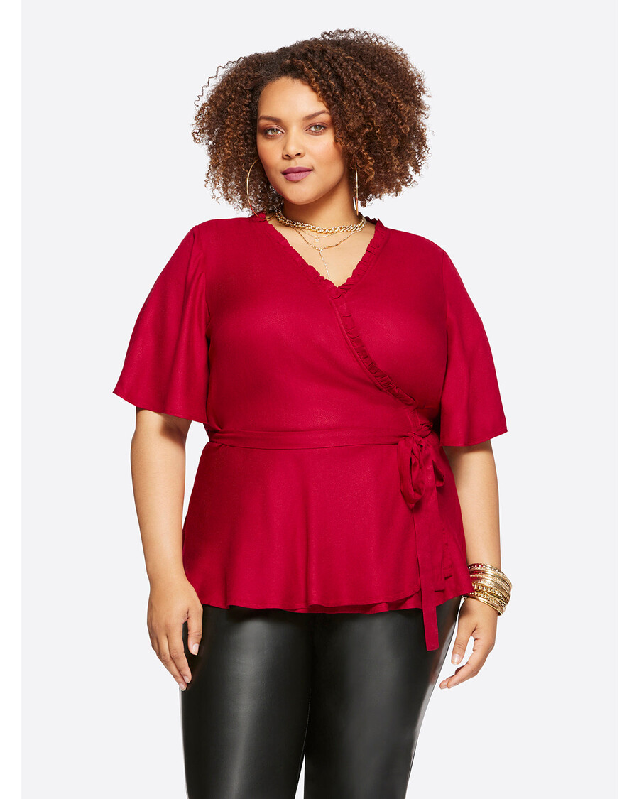 Jessica Simpson Misha Top in Rio Red