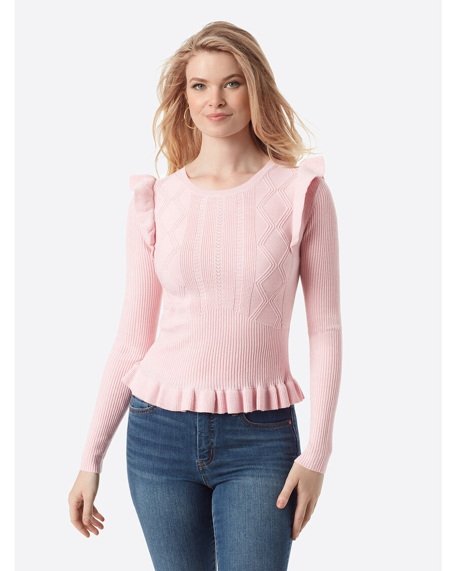 Jessica Simpson Skye Sweater in Bridal Rose