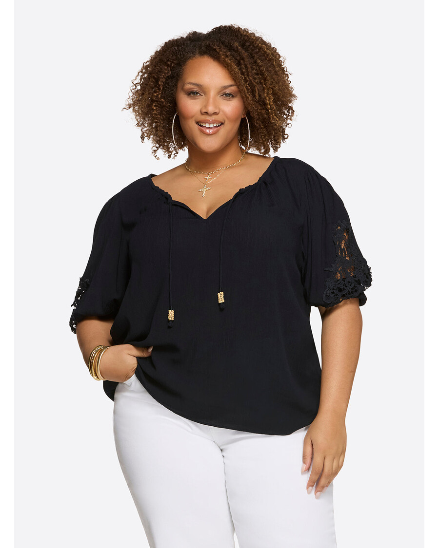 Jessica Simpson Eloise Blouse in Night Sky