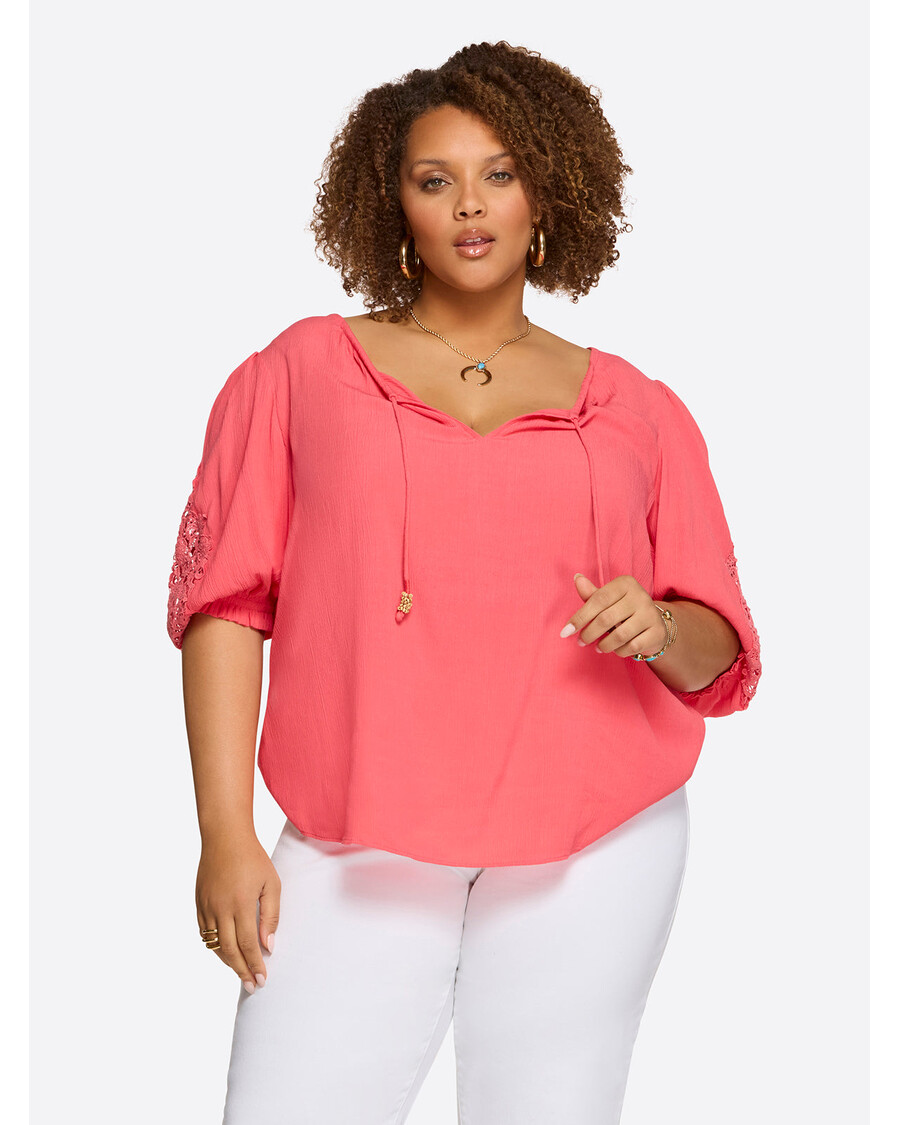 Jessica Simpson Sibyl Top in Rose Of Sharon