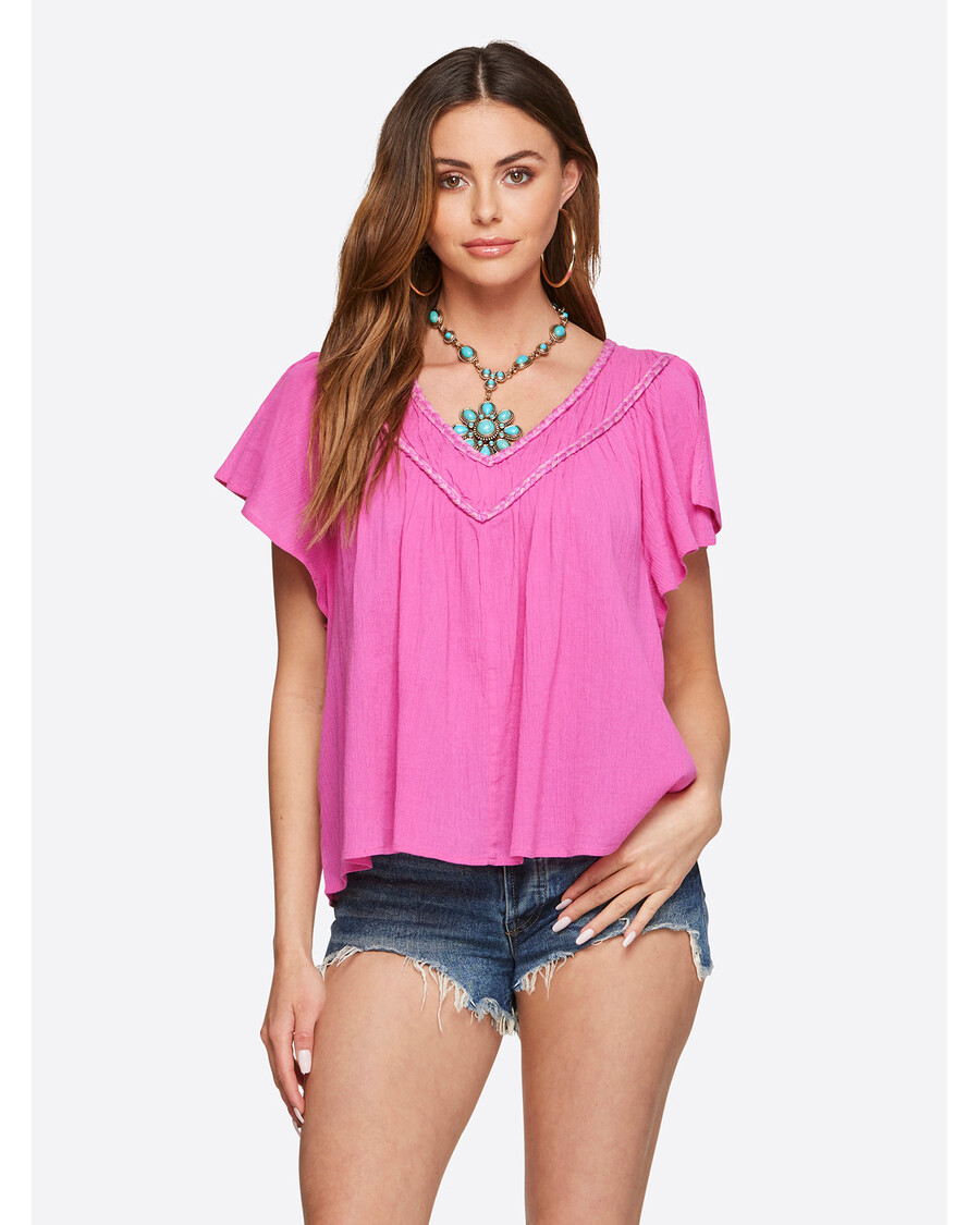 Jessica Simpson Serenity Top in Rose Violet