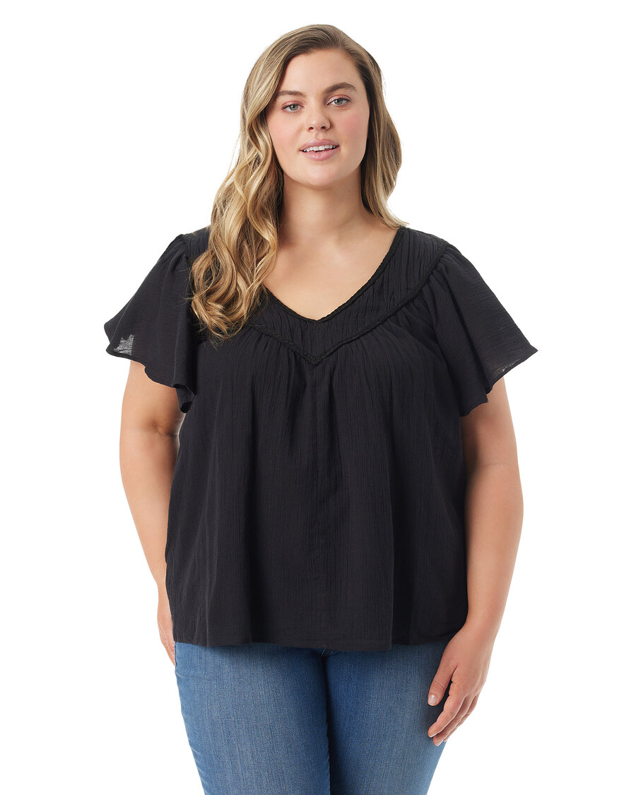 Jessica Simpson Serenity Top in Anthracite