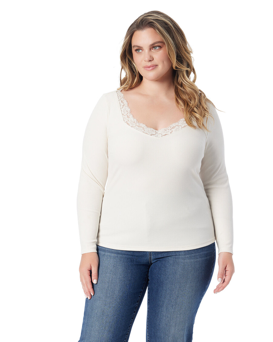 Jessica Simpson Laurel Sweetheart-Top In Gardenia