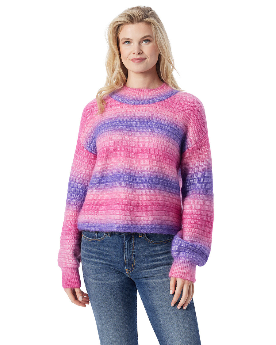 Jessica Simpson Portia Sweater in Royal Purple Combo