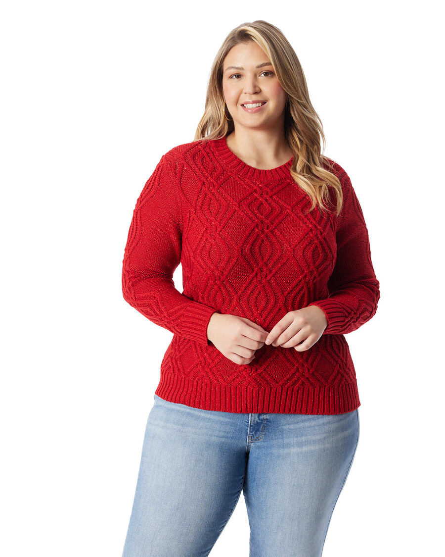 Jessica Simpson Ayaan Sweater in Scarlet Sage