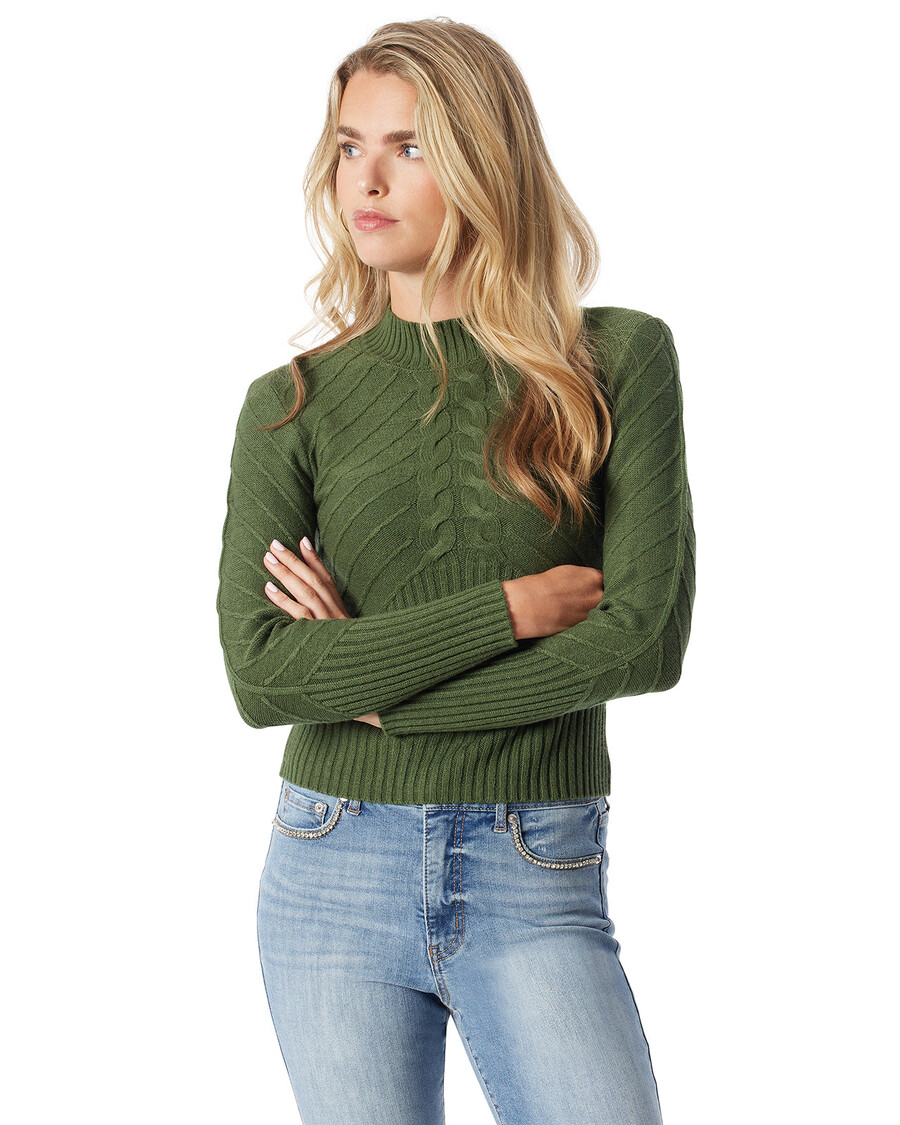 Jessica Simpson Adena Sweater in Black Forest